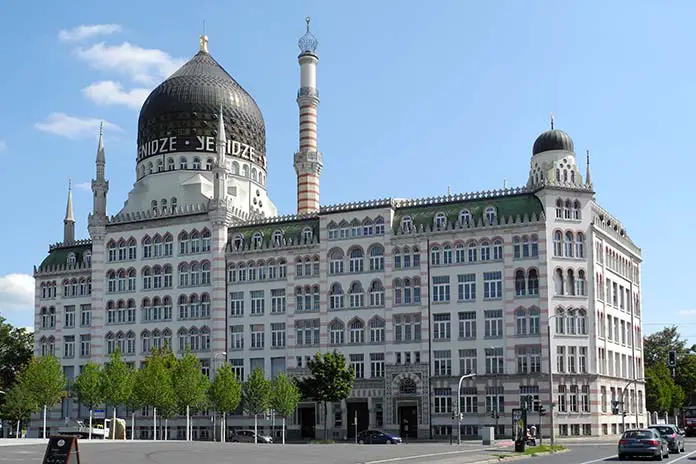 Yenidze, also known as Tobacco Mosque,  as an example of orientalism effect on architecture 