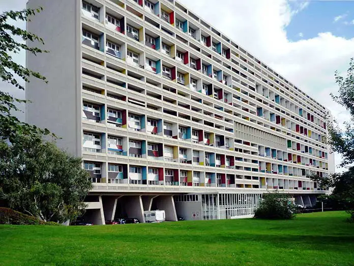 Corbusierhaus which is an example of Unité d'Habitation and located in Berlin