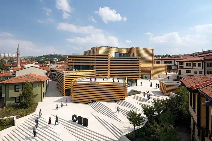 OMM Odunpazari Modern Art Museum as an example of modern timber structure 