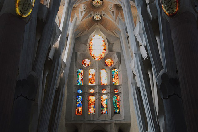 Interior Decorations of La Sagrada Familia