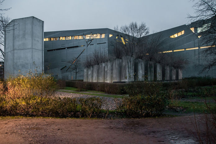 Berlin Jewish Museum as a work of Bernard Tschumi