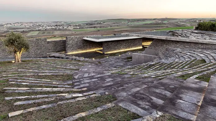 Sancaklar Mosque and its topography