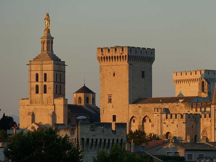 Papacy Palace with Gothic style