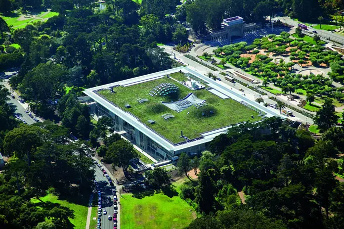 California Science Academy building by Renzo Piano
