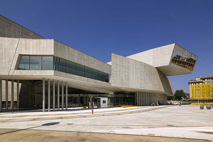 Exterior of Maxxi Museum