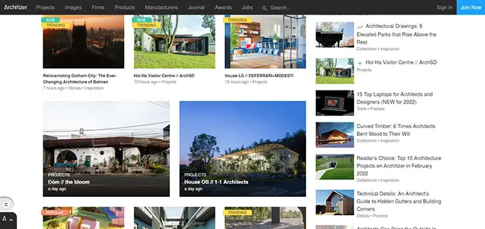 Top architectural websites in the world