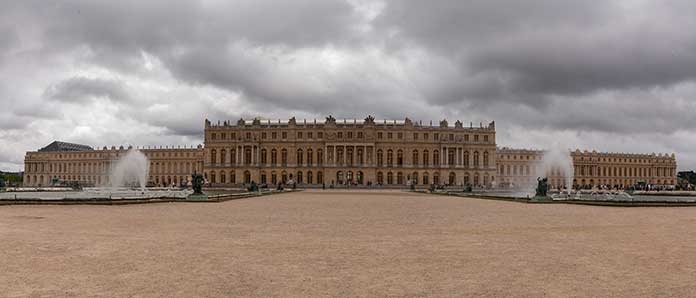 Versailles Palace, the most important Baroque architecture palace of Europe