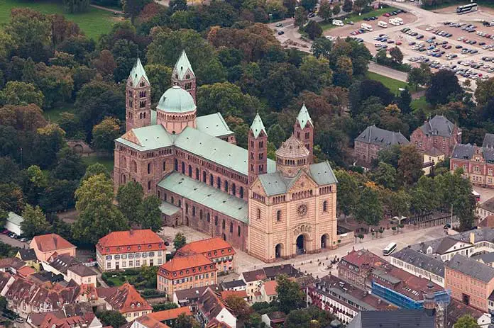 Speyer Cathedral, one of the most famous Romanesque cathedrals 