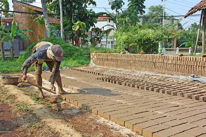 Clay brick, sustainable construction material