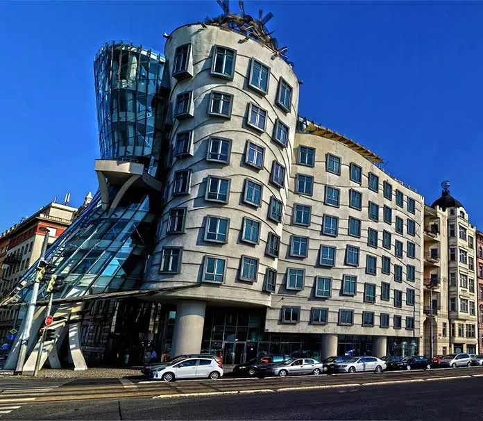 Dancing House, the famous architecture of Frank Gehry