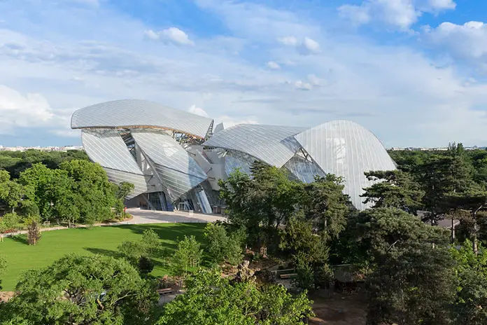 Louis Vuitton Foundation building of Frank Gehry