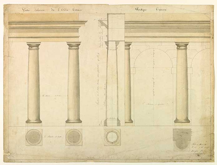 Tuscan order in classical Roman architecture