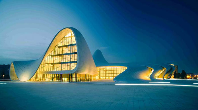 Heydar Aliyev Center, the famous work of Zaha Hadid