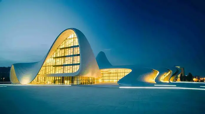 Heydar Aliyev Center, the famous work of Zaha Hadid