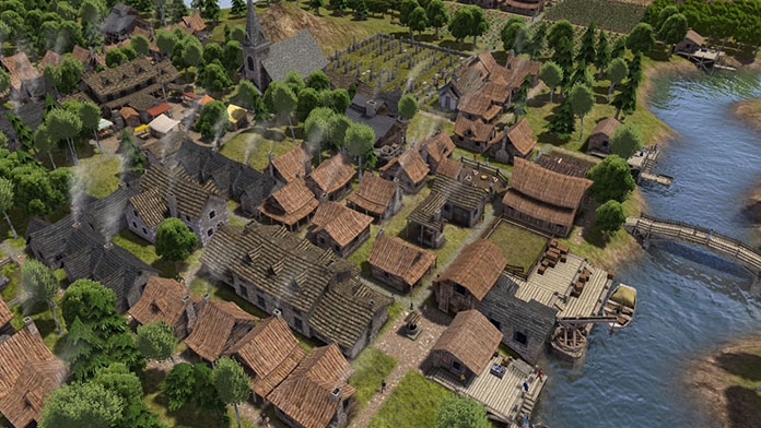 Banished city building game