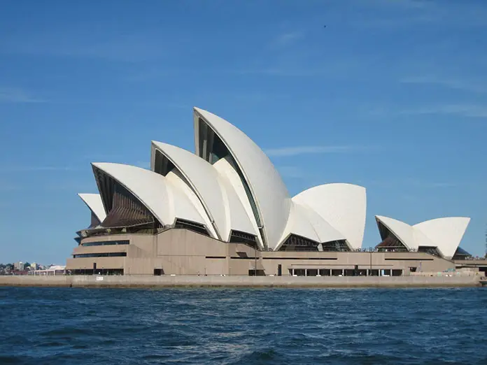 Sydney Opera House in the list of most famous buildings in the world