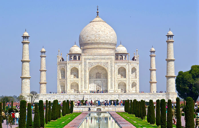 Taj Mahal is one of the most famous buildings in the world