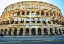 The list of most famous buildings in Rome
