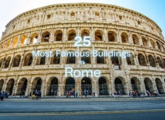 The list of most famous buildings in Rome