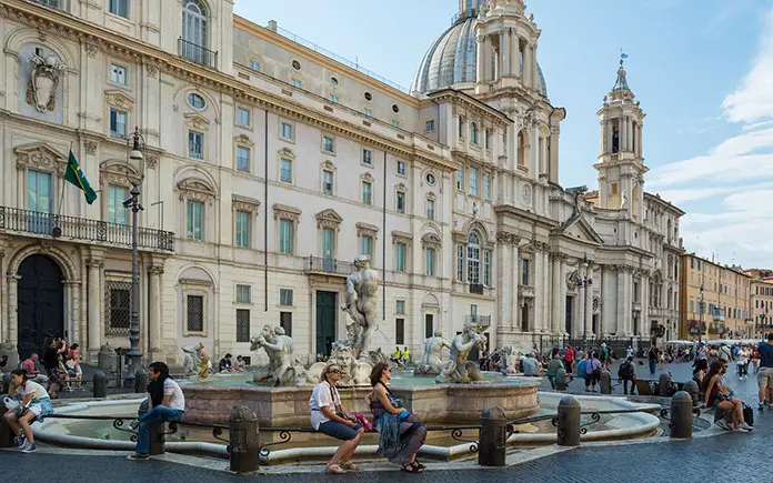 Famous building of Rome, Palazzo Doria Pamphilj