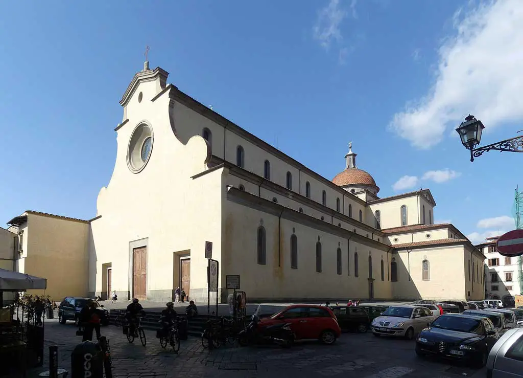 Basilica di Santo Spirito is a famous Renaissance architecture example designed by Filippo Brunelleschi