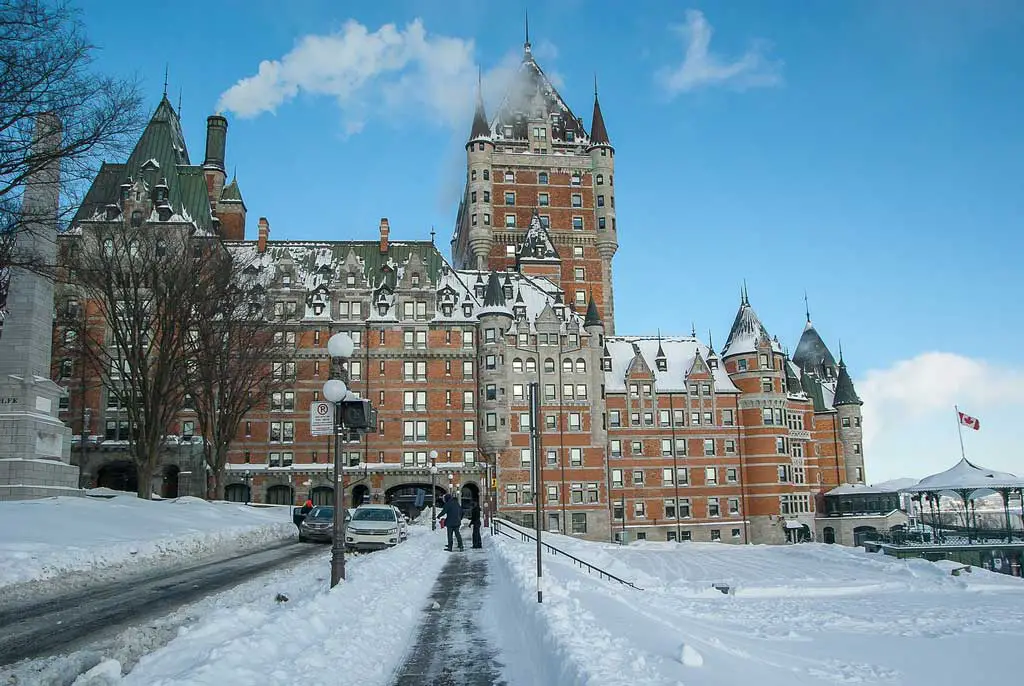 Chateau Frontenac is one of the most famous landmarks in Canada