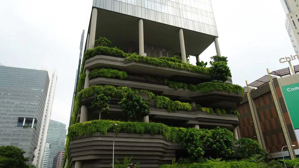 Example of Eco Brutalist architecture