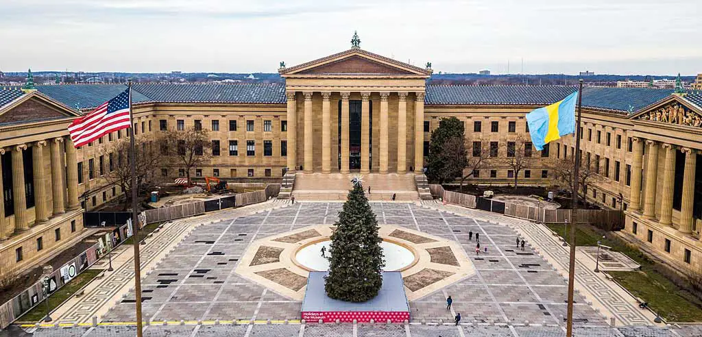 Philadelphia Museum of Art, one of the most famous buildings in Philadelphia, Pennsylvania