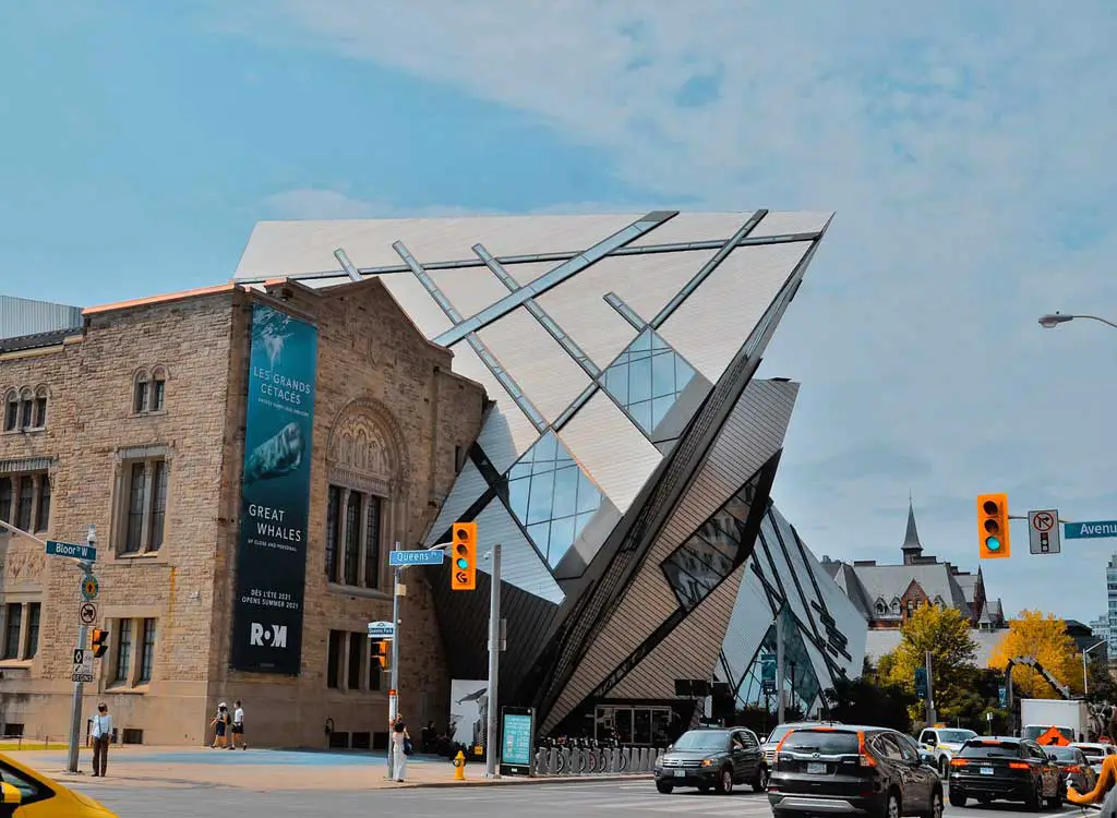 The Royal Ontario Museum, deconstructivist extension by Daniel Libeskind
