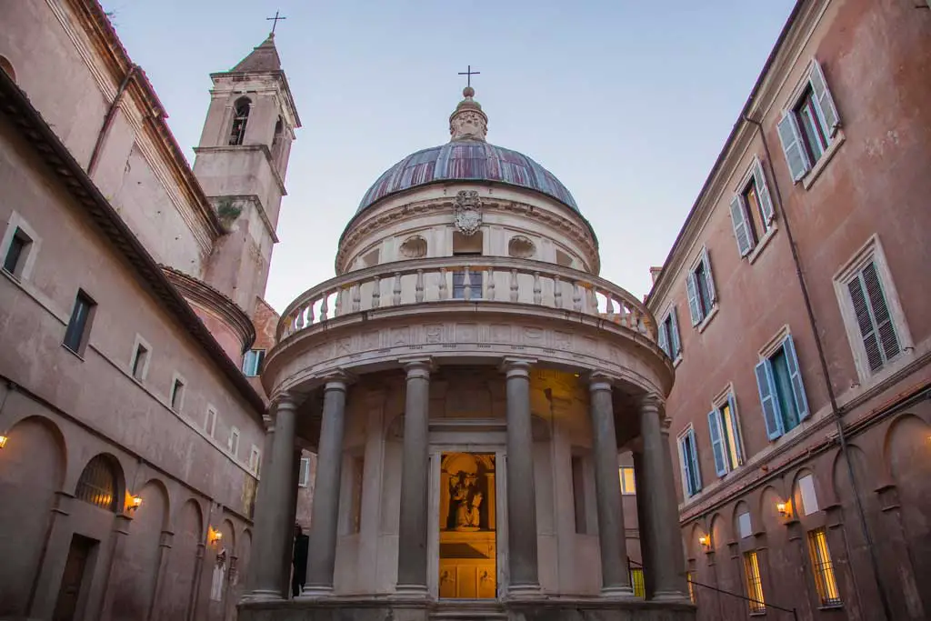 One of the finest examples of Renaissance, Tempietto by Donato Bramante