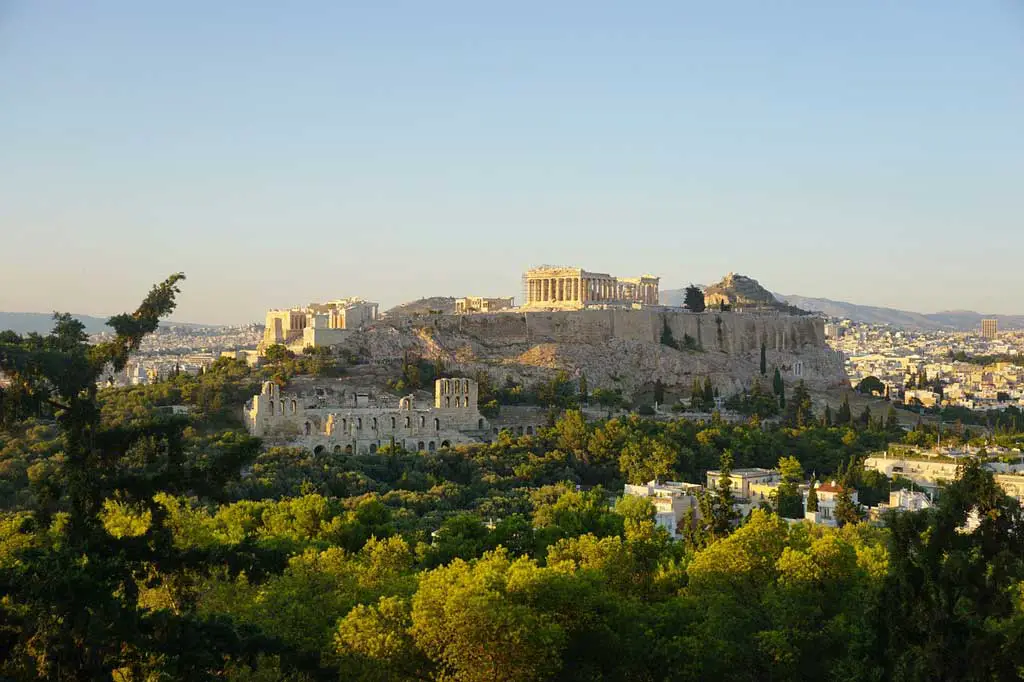 Acropolis Hill city view