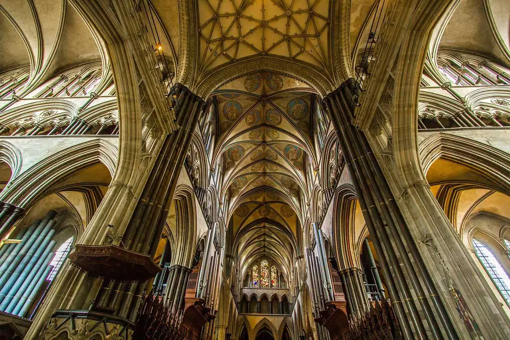 Salisbury Cathedral in England